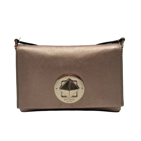 kate spade Handbags - Kate Spade Sally Newbury Lane Rose Gold Crossbody